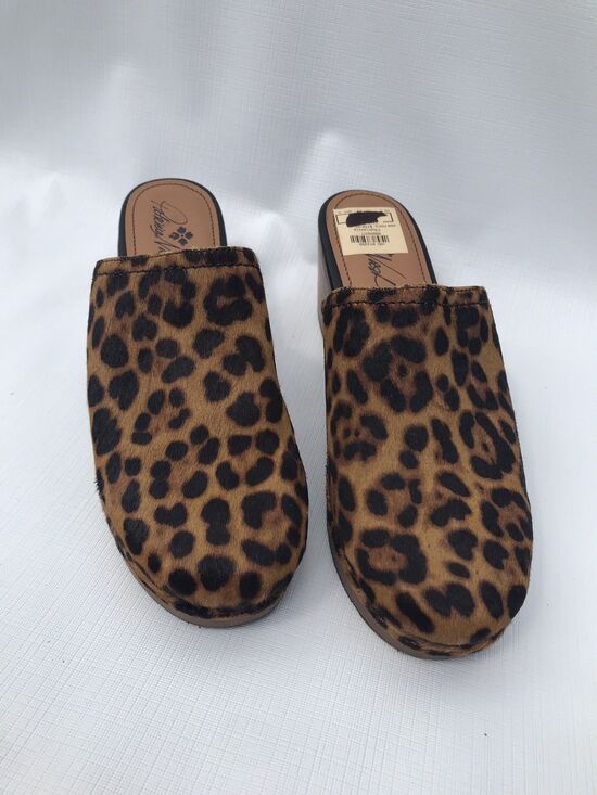 Patricia Nash Shoes - Patricia Nash Women's Laura Mules Hair Calf Color Leopard Size 10